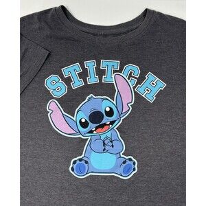 Disney Kids Gray‎ Stitch Night/Tee Shirt XL